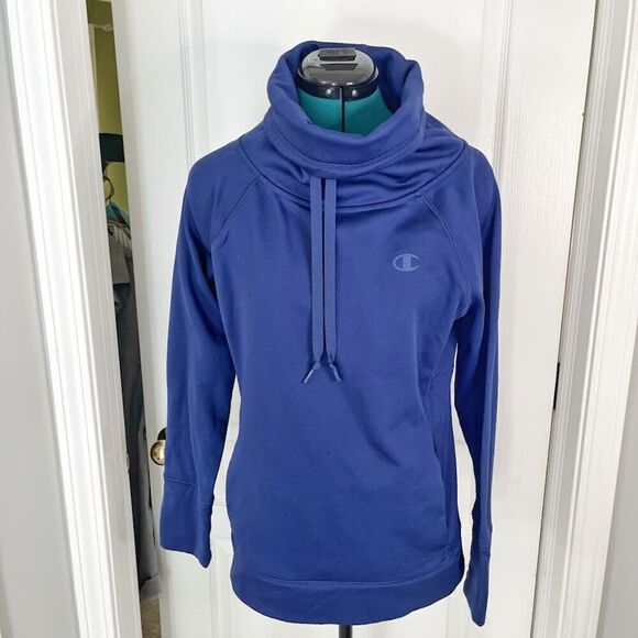 Champion Powertrain Duofold Cowlneck Pocket Long Sleeve Warm Pullover Sweatshirt - Picture 11 of 14